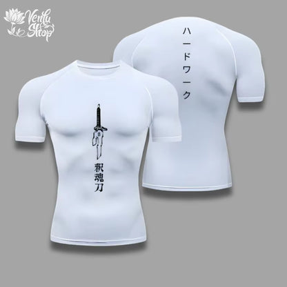 Toji Compression Shirt Sportswear Gymwear Gym Jujutsu Kaisen Compressions Anime Fushiguro Gym Clothing Zenin Anime Gym Muscles